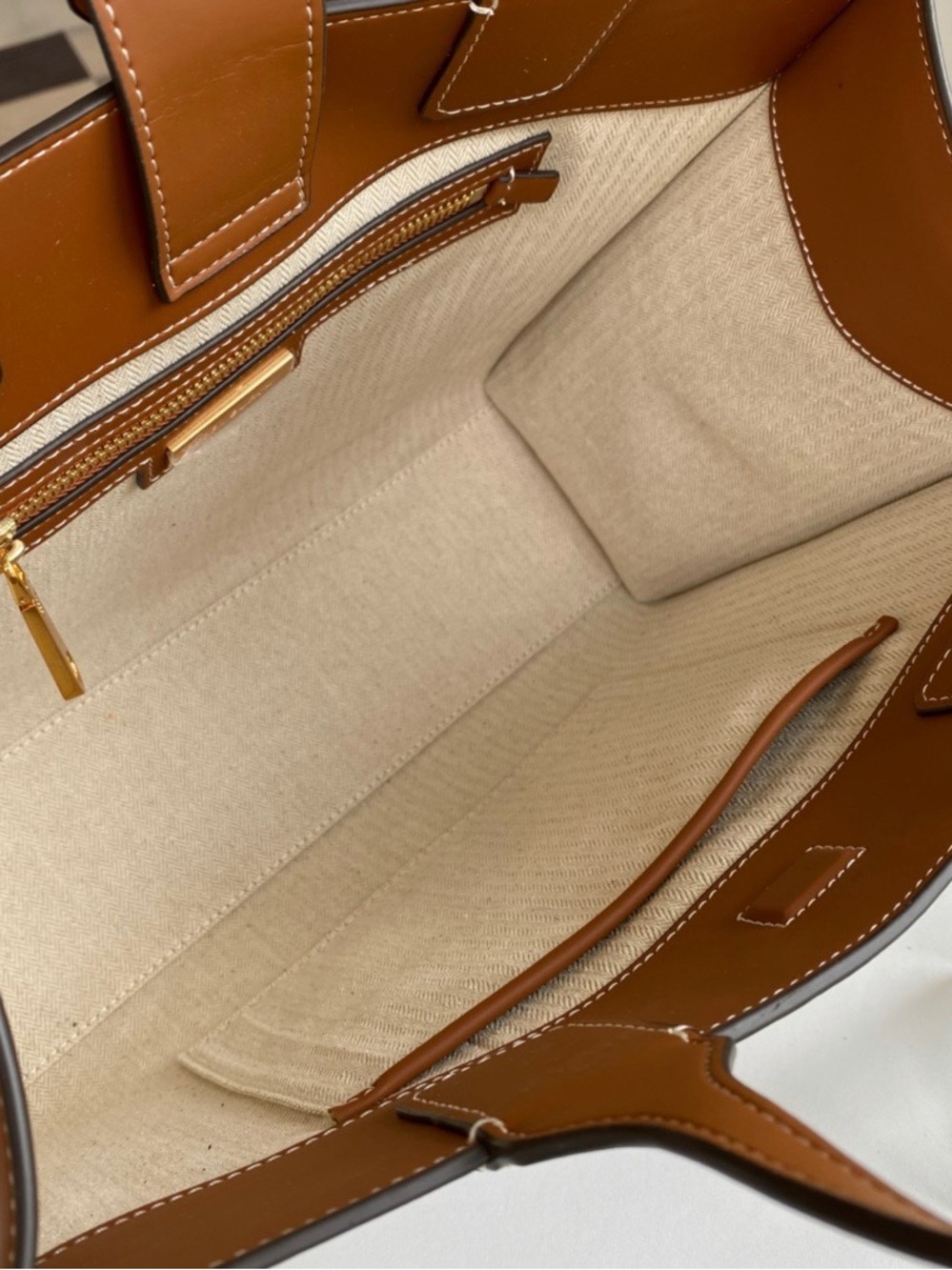 Tory Burch Ella Canvas Quadrant Tote Bag - Picture 7 of 7